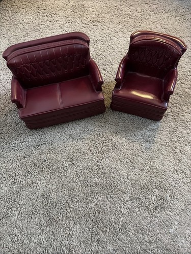 Sindy 1978 couch - arm, red