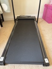 Folding Treadmill Walking and Running Machine - Black