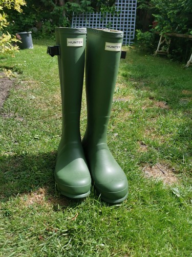 New hunter size mens olive - new, 9