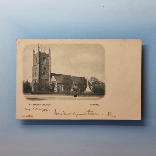 Reading postcard 1902 - postcard,