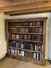 Cotswolds Company Solid Wood Book Case With 5 Adjustable Shelves.  Feature Piece