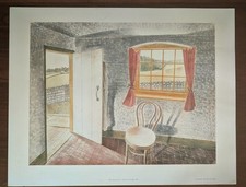 Large Eric Ravilious Print - Interior at Furlongs - 1994 Licensed Bow Art London