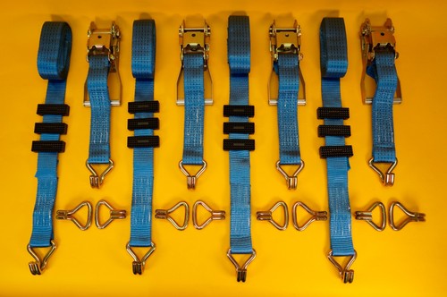 Tie down ratchet strap - down,