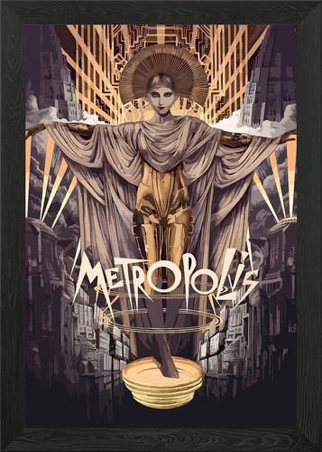 Metropolis maria art - art, framed