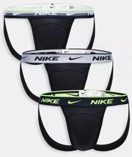Nike 3 Pack Jock Straps Black