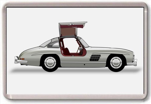 Fridge magnet mercedes 300sl - magnet,