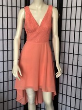 Apricot Lace Chiffon