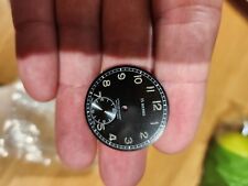 Stossgesichert. GERMAN. WWII. Military dial. 15 Rubis. VGC. Rare. Vintage. Black