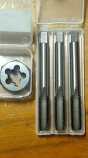 M16 X 2.0 , HSS 3PCS SET Hand Tap Taper Inter bottom + HSS Die NUT TS
