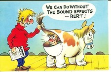 POSTCARD BAMFORTH  COMIC Series No 1086 Pantomime Horse Sound effects