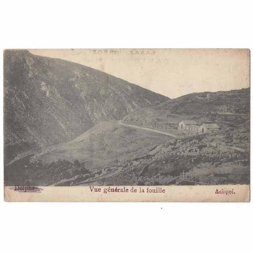 Greece view the excavations - of,