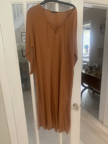 Brand new rust coloured kaftan - new,