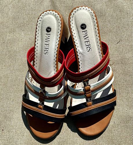 Pavers womens colourblock slip - womens,