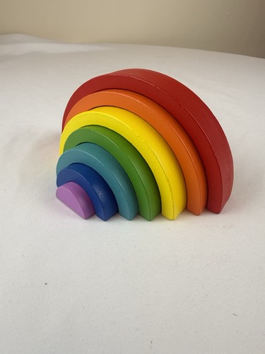 Montessori wooden rainbow - wooden,