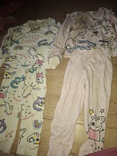 Peppa Pig 2-3 Years Old Girl Pjs Pyjamas  Bundle Matalan