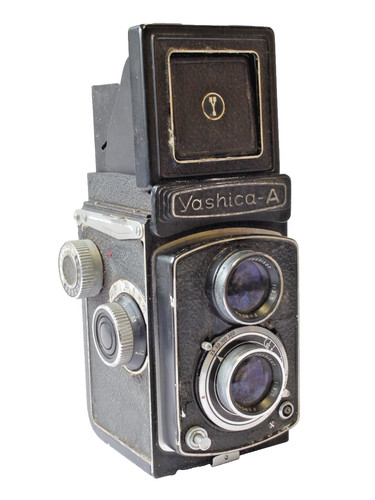 Yashica tlr with - a,