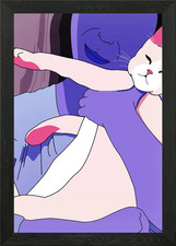 Human Mama Kitten Love Framed