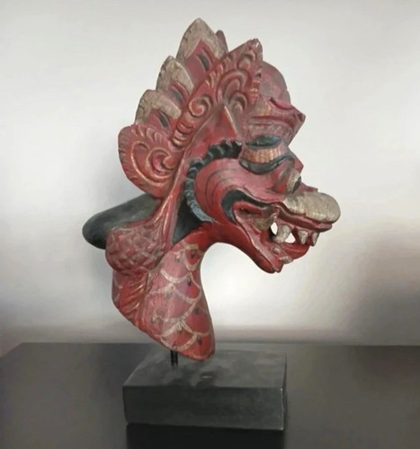 Rare hand carved painted - hand,