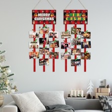 2Pcs Christmas Card Holder