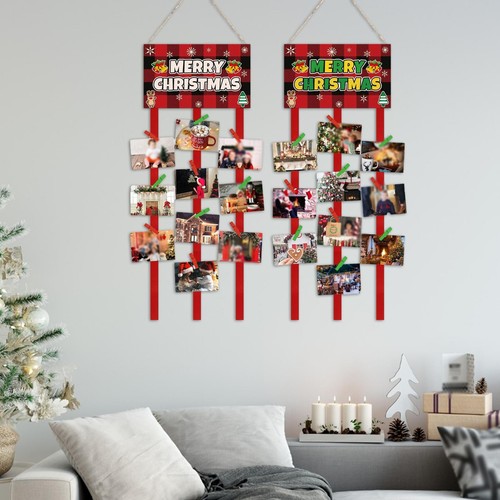 2pcs christmas card holder - 2pcs,