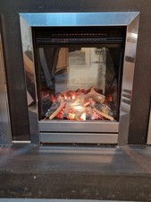Ex Display Evonic c1 brooklyn trim in polisheed chrome 300m depth electric fire