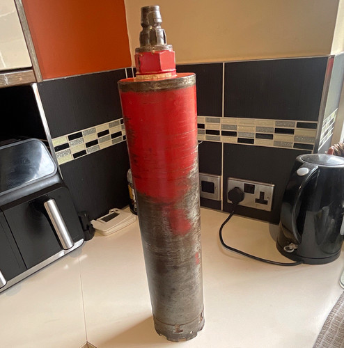 Diamond core drill - bit, hole