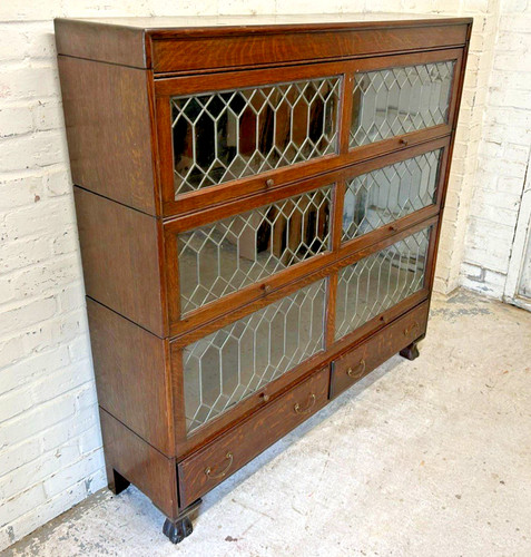 Globe wernicke style - globe, oak