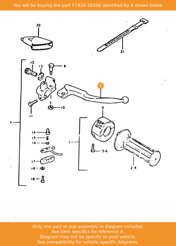 Suzuki lever brake - suzuki, lever,