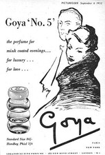 1952 Advert for GOYA 'No.5'