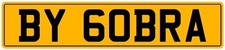 Private registration plate BY
