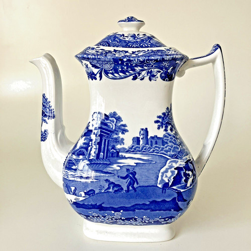 Spode italian large blue and - italian,