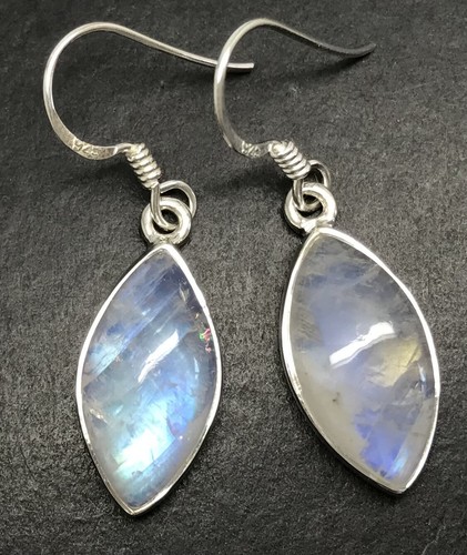 Rainbow moonstone marquise - rainbow,