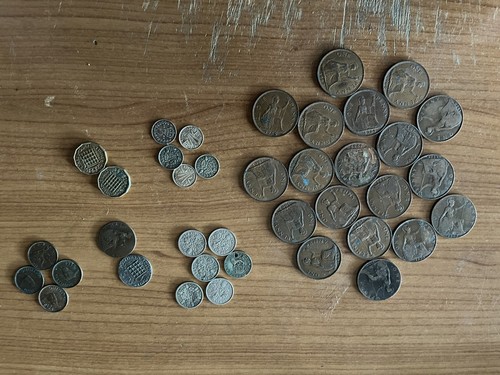 Mixed pre decimal coin - mixed,
