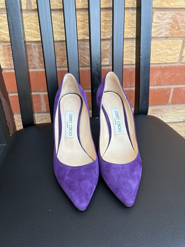 Jimmy choo romy purple suede - jimmy,