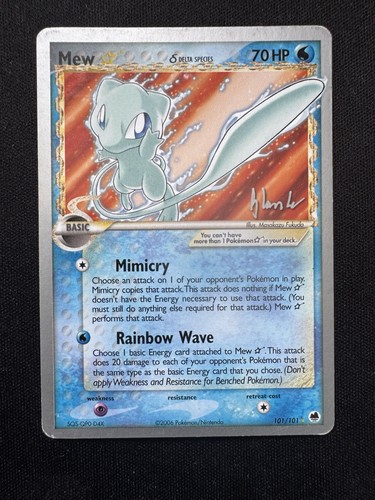 Pokemon goldstar mew 101 delta - goldstar,