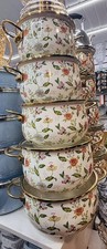 5pcs Enamelware Cooking Pot
