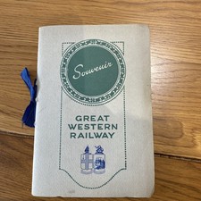 1924 British Empire Exhibition Great Western Railway Souvenir inc Pull Out Map