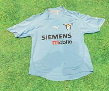 SS Lazio 2002 - 2003 Football Home Siemens Mobile Puma shirt jersey Mens S Poor