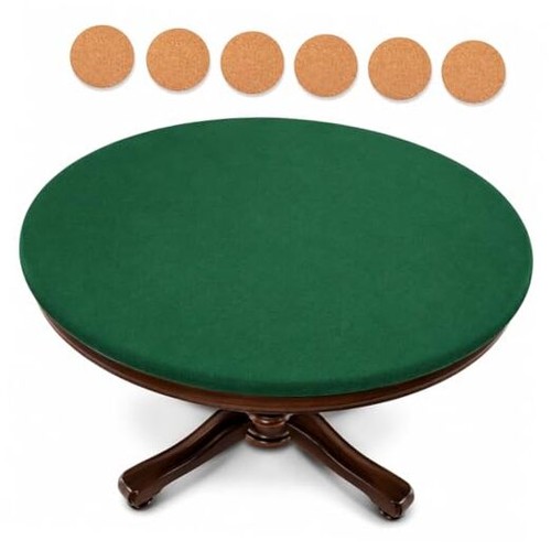 Poker table cover - -, green