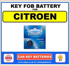 Key Fob Battery Citroen C3
