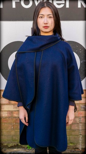 Wool mix womens - mix, navy