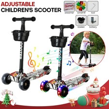 Scooter For Kids 3 Wheel Scooter For Girls&Boys Kick Push Scooter For Xmas Gifts