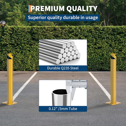 Car parking bollard barrier - 2x,