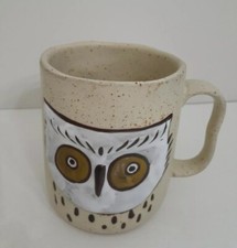 Anthropologie Snowy Owl Mug