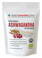 Organic Ashwagandha Powder (Stress Relief, Withania Somnifera, Indian Ginseng)