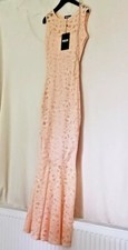 DRESS SIZE 8 CORAL PINK PEACH