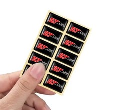 New ST Line *3 Badges Sticker