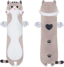 SNOWOLF Giant Cat Plush Pillow
