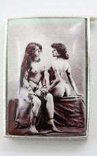 Erotic Female Vintage Enamel