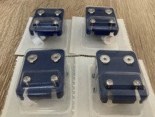 5 Boxes of 4mm Hypoallergenic Caflon Silver Plated Diamante Ear-piercing Studs 